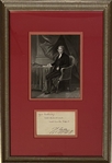 Thomas Jefferson a magnificent Large Signature after Salutation