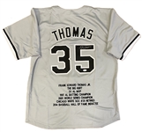 Frank Thomas Signed White Sox Jersey