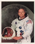 Uncommon Neil Armstrong Uninscribed Signed Nasa Photo