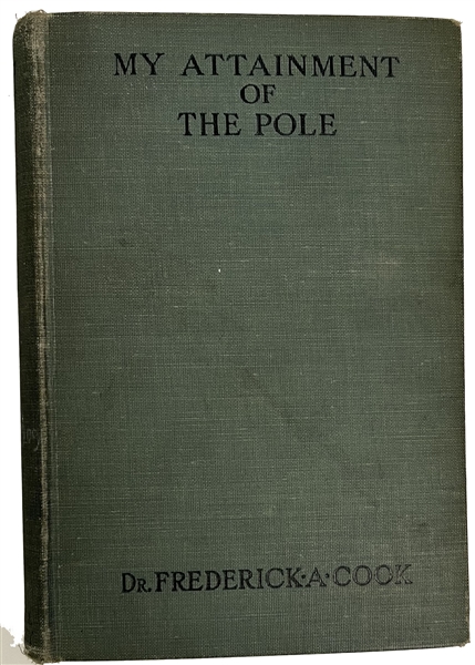 Dr. Frederick A. Cook Signed Book