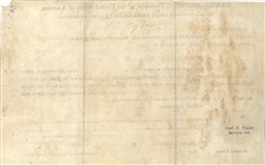 James Monroe Land Grant 