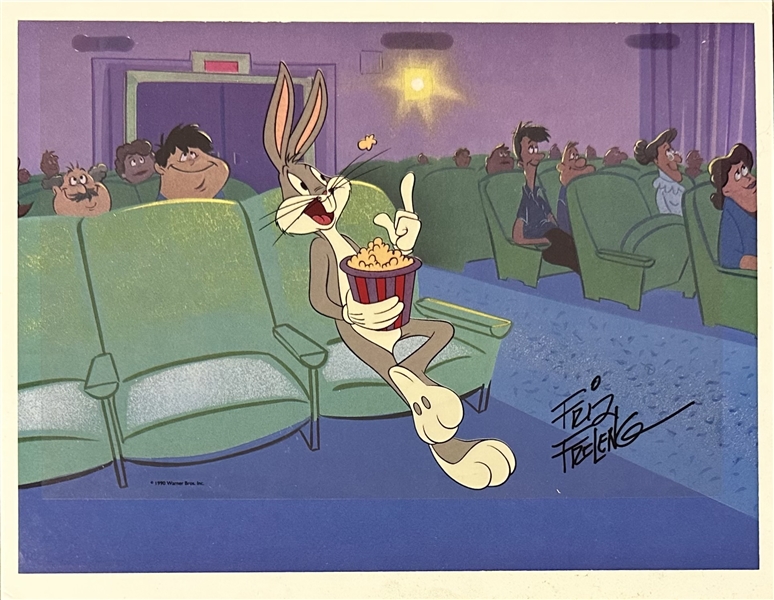Frtiz Freleng Signed Cel of Bugs Bunny