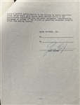 Gary Cooper (Twice)/ Robert Wise Signed Contract