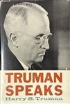 Harry S. Truman signed copy of "Truman Speaks"