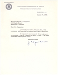 J. Edgar Hoover Signed Copy of Masters of Deceit