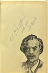 Autograph Album incl Rachmaninoff, Paderewski, Will Rogers and Al Jolson