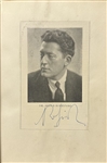 Autograph Album incl Rachmaninoff, Paderewski, Will Rogers and Al Jolson