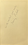 Autograph Album incl Rachmaninoff, Paderewski, Will Rogers and Al Jolson
