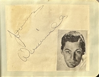 Autograph Album incl Grable, Cooper, Weissmuller, Stanwyck, Hayworth