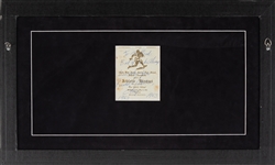 1963 Cassius Clay (Muhammad Ali) Signed Banquet Program....
