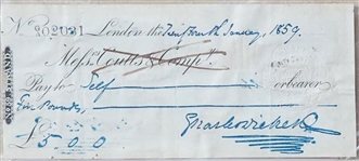 Charles Dickens Encapsulated PSA/DNA check with Fantatsic Dark signature