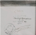 Pierre-Auguste Renoir Signed Certified Piece Of Art Work