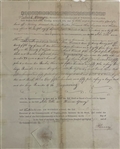 Patrick Henry Document Signed (1785)