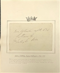 19th Century Autograph Book (Arthur Conan Doyle, Bram Stoker, Duke Of Wellimngton and over 75 other autographs