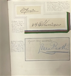 19th Century Autograph Book (Arthur Conan Doyle, Bram Stoker, Duke Of Wellimngton and over 75 other autographs