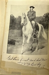 Buffalo Bill Cody signed copy of True Tales of the Plains