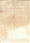 American Express Co. Stock Certificate, 1866 - Signed by Wells and Fargo 