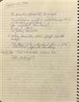 1973 Notebook Signed By Neil Armstrong, Scott Carpenter, Isaac Asimov & The UFO Experience Signed by J Allen Hynek