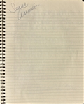 1973 Notebook Signed By Neil Armstrong, Scott Carpenter, Isaac Asimov & The UFO Experience Signed by J Allen Hynek