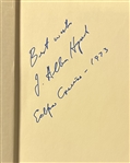 1973 Notebook Signed By Neil Armstrong, Scott Carpenter, Isaac Asimov & The UFO Experience Signed by J Allen Hynek