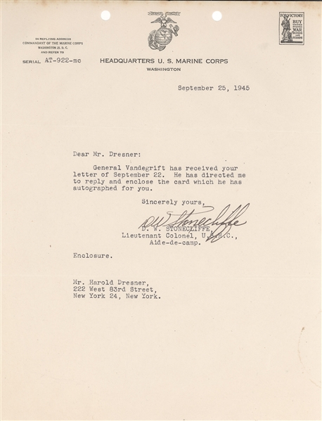 A.A. Vandegrift & James Devereux