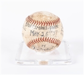 HISTORIC 1937 JOE MEDWICK HOME RUN BASEBALL, SINGLE SIGNED the year of the Triple-Crown