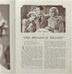 1929 Program The Broadway Melody - MGMs 1st All Sound Film & Bessie Love SP
