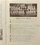 1929 Program The Broadway Melody - MGMs 1st All Sound Film & Bessie Love SP