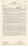William Morris Agency Contracts - Rock Hudson, Glenn Ford, Chester Morris, Arthur Lake, Edward Arnold