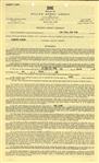 William Morris Agency Contracts - Rock Hudson, Glenn Ford, Chester Morris, Arthur Lake, Edward Arnold