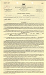 William Morris Agency Contracts - Rock Hudson, Glenn Ford, Chester Morris, Arthur Lake, Edward Arnold