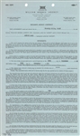 William Morris Agency Contracts - Rock Hudson, Glenn Ford, Chester Morris, Arthur Lake, Edward Arnold