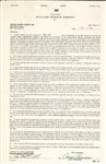 William Morris Agency Contracts & Programs - Miranda, Sheridan, Webb, Temple, Henie, Fonda