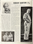 William Morris Agency Contracts & Programs - Miranda, Sheridan, Webb, Temple, Henie, Fonda