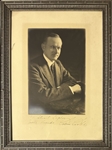 Oversized Calvin Coolidge Signed Photo