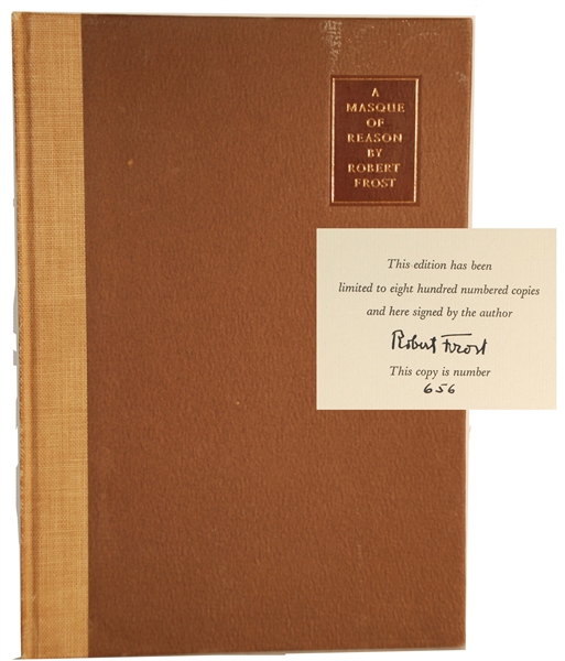 Robert Frost Signed (A Masque of Reason)