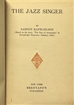 The Jazz Singer signed by Samson Raphaelson 