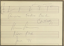 Pulitzer Prize Winning Composers William Schuman AMQS & Gian Carlo Menotti AMQS