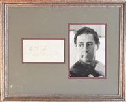 Pulitzer Prize Winning Composers William Schuman AMQS & Gian Carlo Menotti AMQS