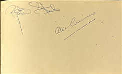Les Ambassadeurs Club Album Signed by Bogart, Chaplin, Davis, Tracy,Guinness,Welles, Leigh, Taylor