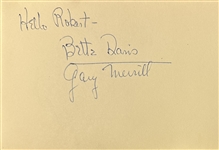 Les Ambassadeurs Club Album Signed by Bogart, Chaplin, Davis, Tracy,Guinness,Welles, Leigh, Taylor