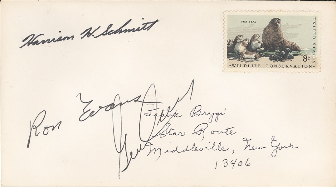 Apollo 17 Signed Cover