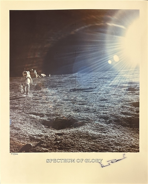 Collection of Signed Astronaut Limited Edition Color Photographs - Alan Shepard, Alan Bean, Jim Lovell, Gene Cerman, Thomas Stafford