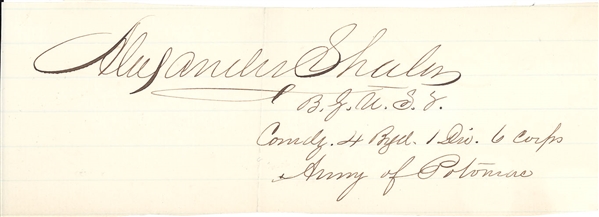 Alexander Shaler, Henry Warner Slocum, Benjamin Butler 