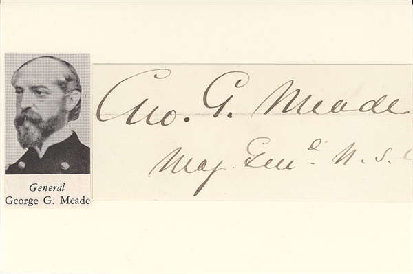 George Meade, Henry Jackson Hunt, Philip Sheridan