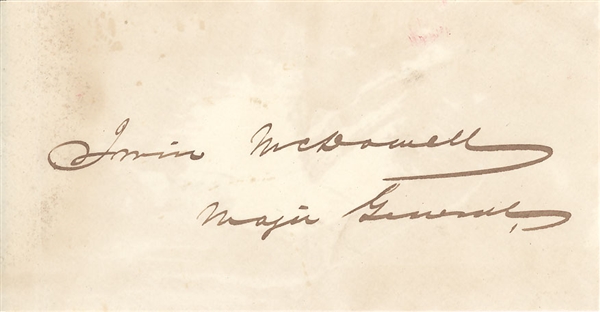 Irvin McDowell, John Pope, John Gibbon, James Samuel Wadsworth 