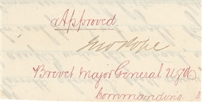 Irvin McDowell, John Pope, John Gibbon, James Samuel Wadsworth 