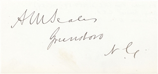 Eppa Hunton II, Henry Heth, Alfred Moore Scales, Alfred Holt Colquitt