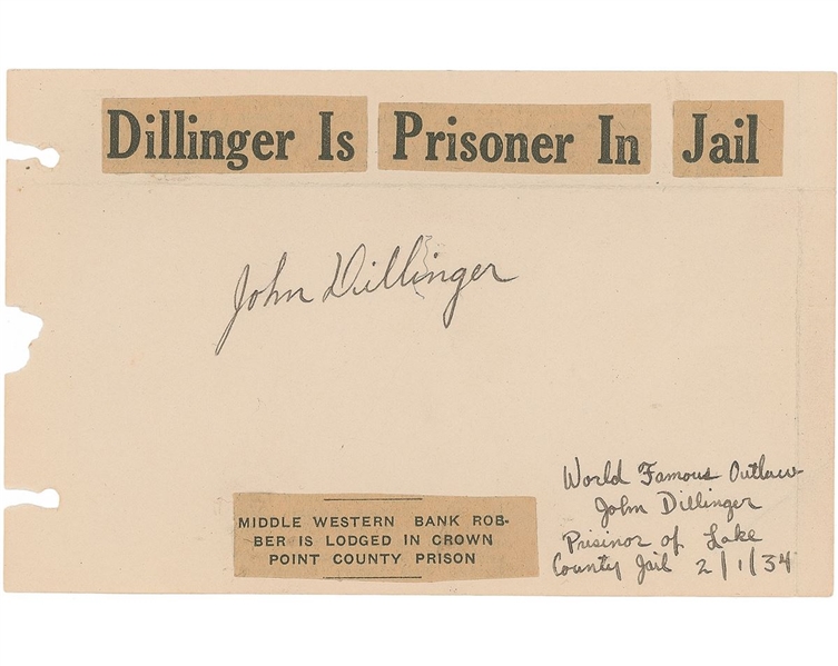 Rare John Dillinger