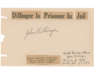 Rare John Dillinger